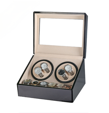Electric motor box 4 6 piano paint automatic winding watch box wooden mechanical watch rocker Watch winder