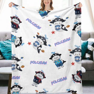 Ultra-Soft Flannel Blanket Multiple Sizes - Polcasan Inspired Design