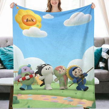 Ultra-Soft Flannel Blanket Multiple Sizes