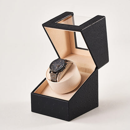 Watch Shaker Display Box Household Electric Watch Box Automatic Winding Classy Watch Shaker Motor Box Leather Watch Shaker