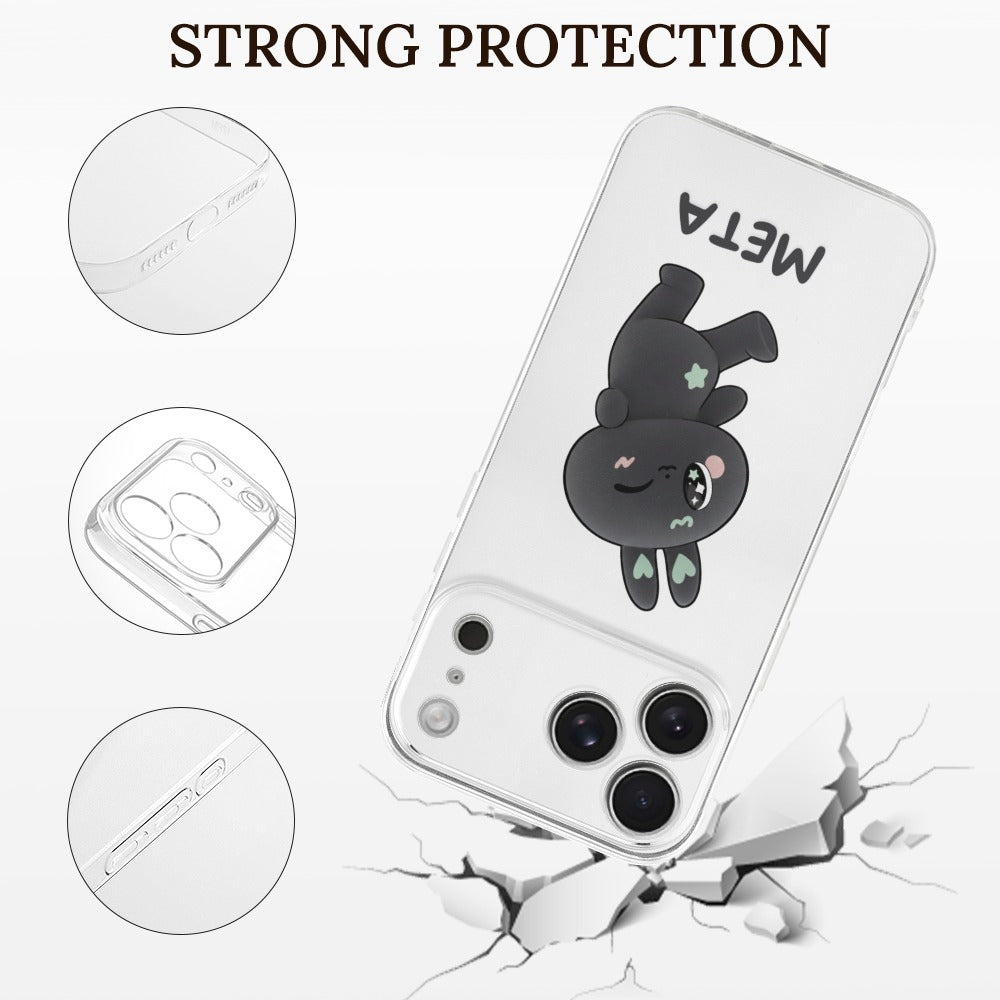 Meta Mascot Phone Case, GMMTV Mascot, Mobile Phone Case for Apple iPhone 17 Series TPU