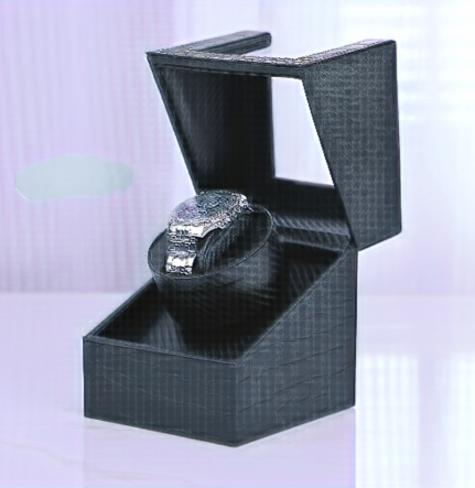 Dress spot wholesale mechanical watch automatic watch Shaker electric motor box pu leather mute antimagnetic