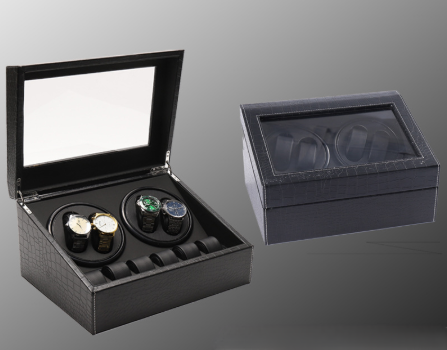 Spot high-grade full carbon fiber full-automatic watch rocker household watch rocker watch display box watch box