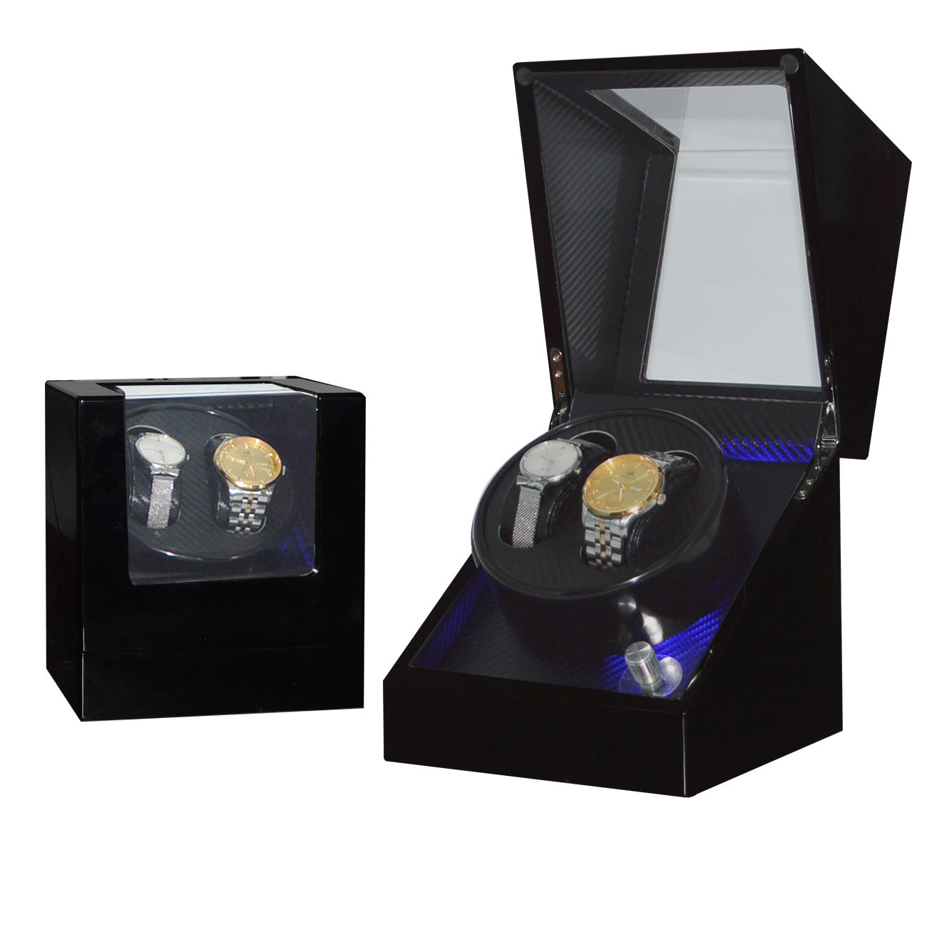 Automatic 2-Position Watch Shaker Watch Box Mechanical Watch Rotation Placer Storage Box Mechanical Watch Turner Watch Shaker