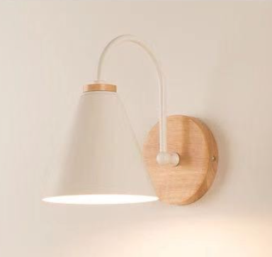 Aisle Lamp Simple Bedroom Bedside Wall Lamp Nordic Living Room Indoor Corridor Study Background Curved Wall Lamp