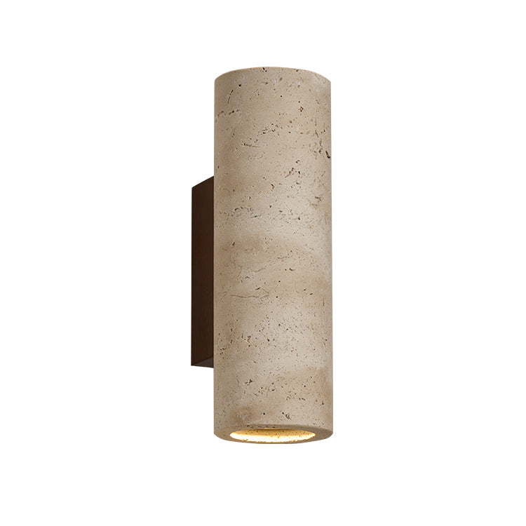 The natural yellow cave stone wall lamp in the restaurant is a luminous atmosphere lamp in the bedroom bedside background wall of the home stay.