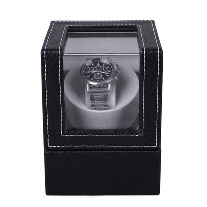 Watch Shaker Display Box Household Electric Watch Box Automatic Winding Classy Watch Shaker Motor Box Leather Watch Shaker