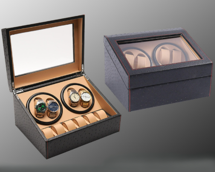 Spot high-grade full carbon fiber full-automatic watch rocker household watch rocker watch display box watch box