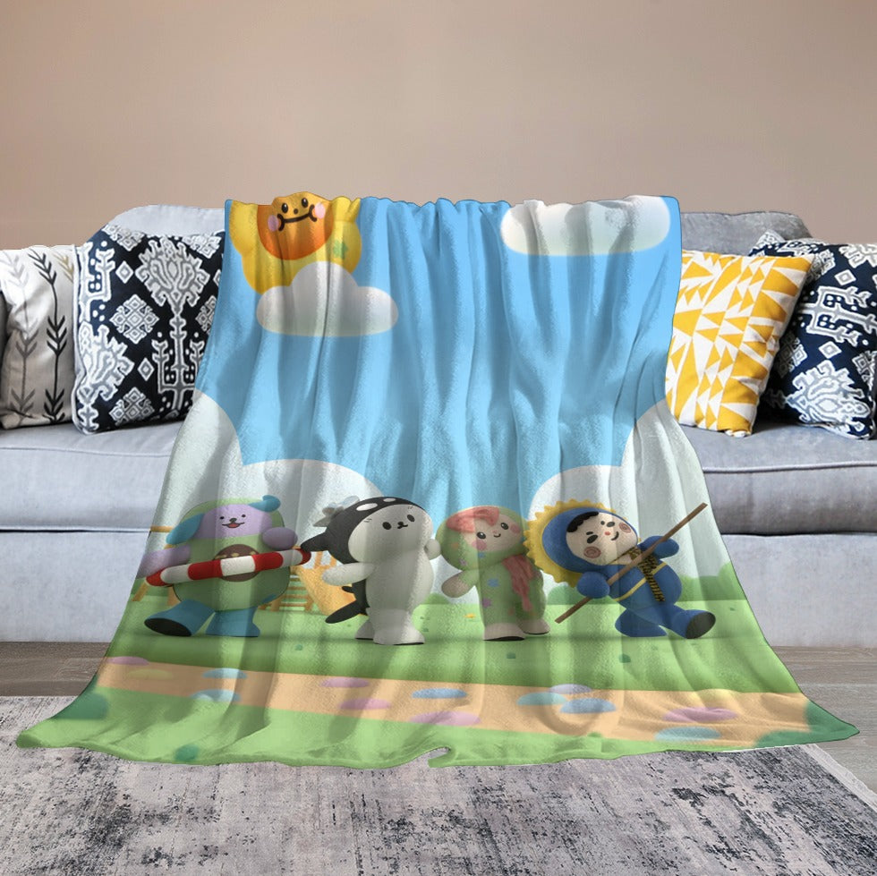 Ultra-Soft Flannel Blanket Multiple Sizes