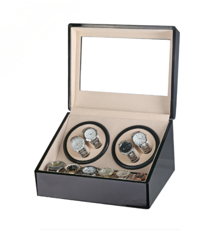 Electric motor box 4 6 piano paint automatic winding watch box wooden mechanical watch rocker Watch winder