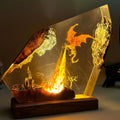 Dragonite Movie Resin Night Light | Handmade Dragon Lamp, Unique Christmas Gift