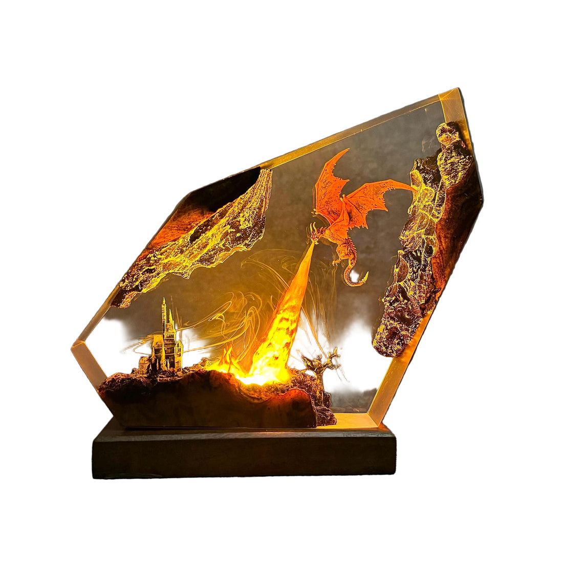 Dragonite Movie Resin Night Light | Handmade Dragon Lamp, Unique Christmas Gift