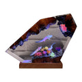 Salamander Resin Lamp – Handmade Resin Art Lamp, Unique Gift for Daughter, Christmas Gift